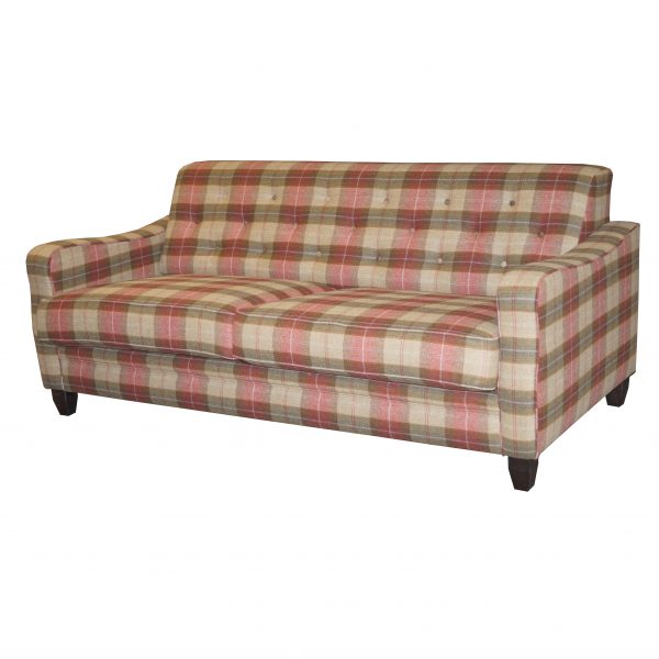 Classic sofa Fendom wool tartan fabric