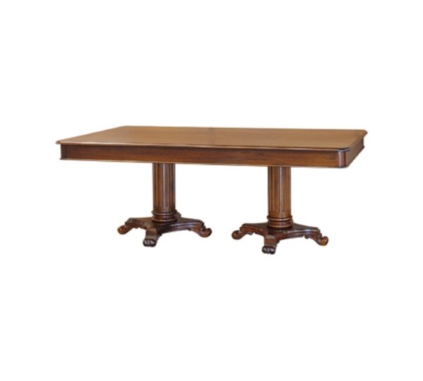Classic mahogany table Column