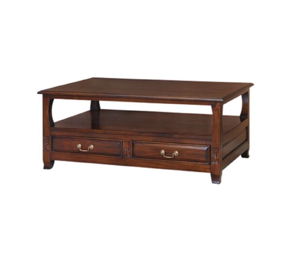 English coffee table Classic solid top