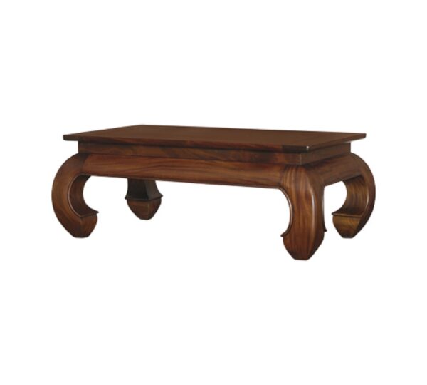 Classic mahogany opium table
