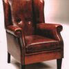 Mutton leather armchair London
