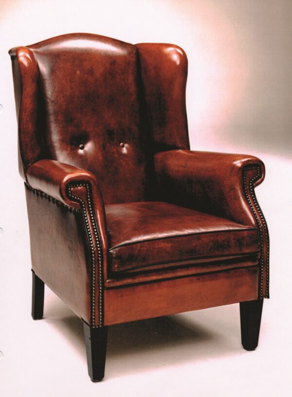 Mutton leather armchair London