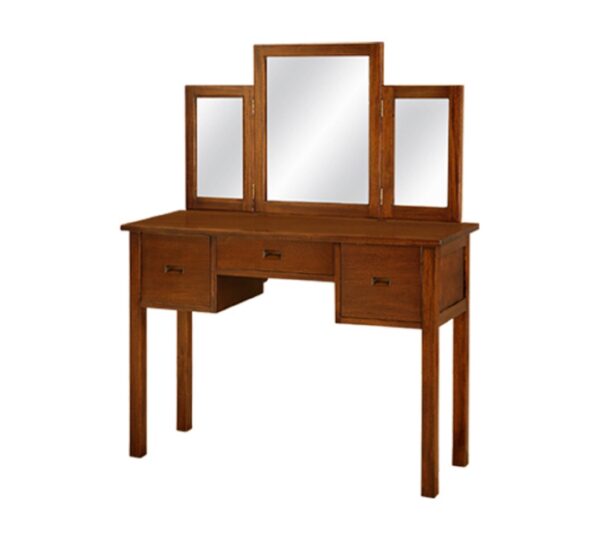 Mahonie kaptafel Straight