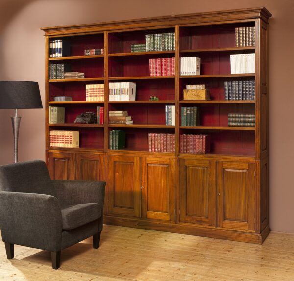 Klassieke mahonie bibliotheekkast Jane