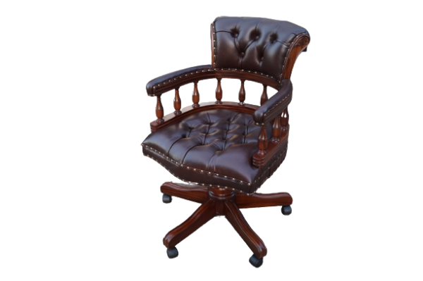 Classic Office Chair Captain Dark Brown