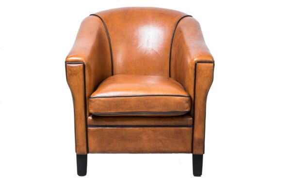 Sheepskin leather armchair Utrecht - Image 2