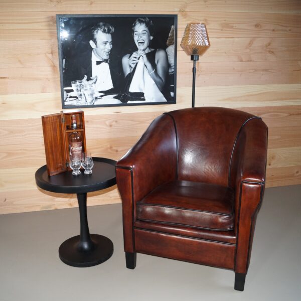 Sheepskin leather armchair Utrecht
