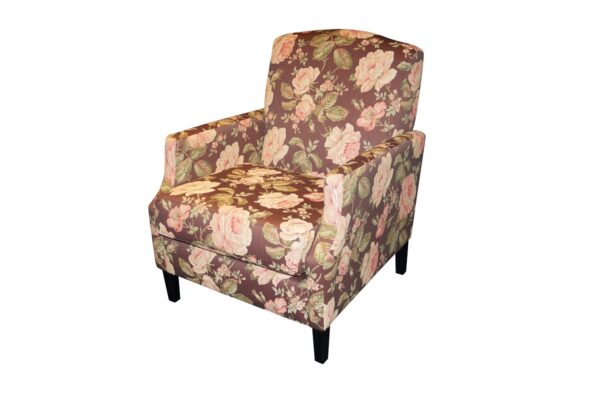 Klassieke Fauteuil Quinn Bloemstof