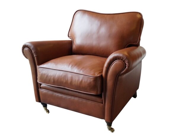 Fauteuil Allendale Classic Saddle Leather Vol Anilineleer
