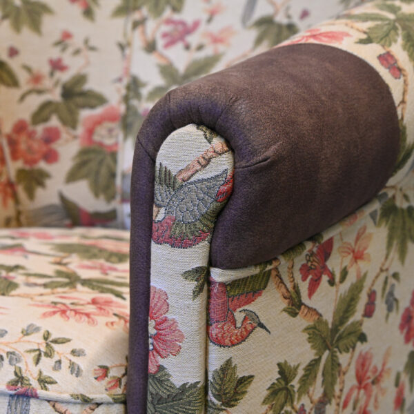 Klassieke fauteuil baramore bloemenstof - Afbeelding 2