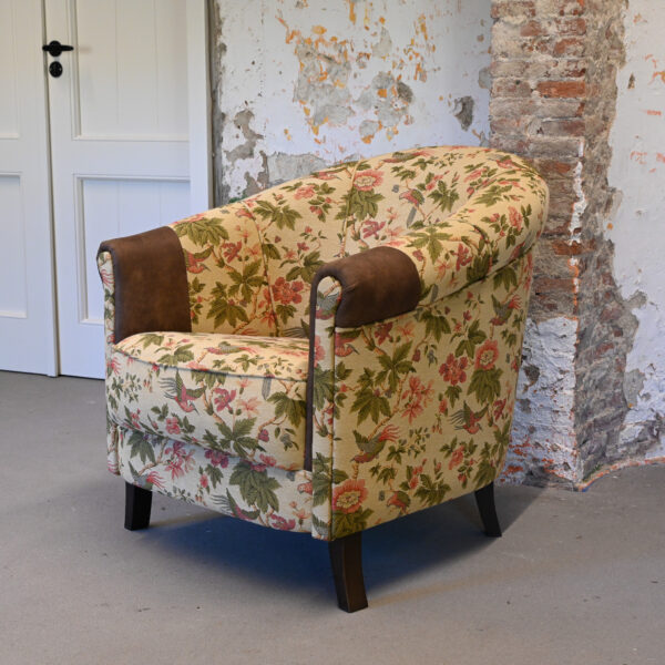 Klassieke fauteuil baramore bloemenstof - Afbeelding 4