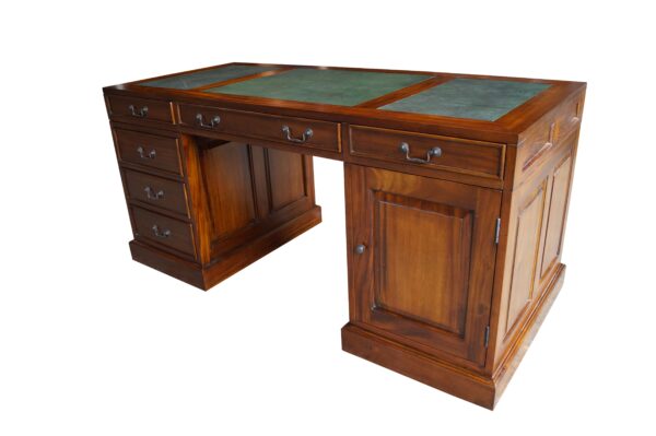 Klassiek mahonie hoekbureau Curtis small