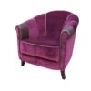 Klassieke fauteuil Baramore paars