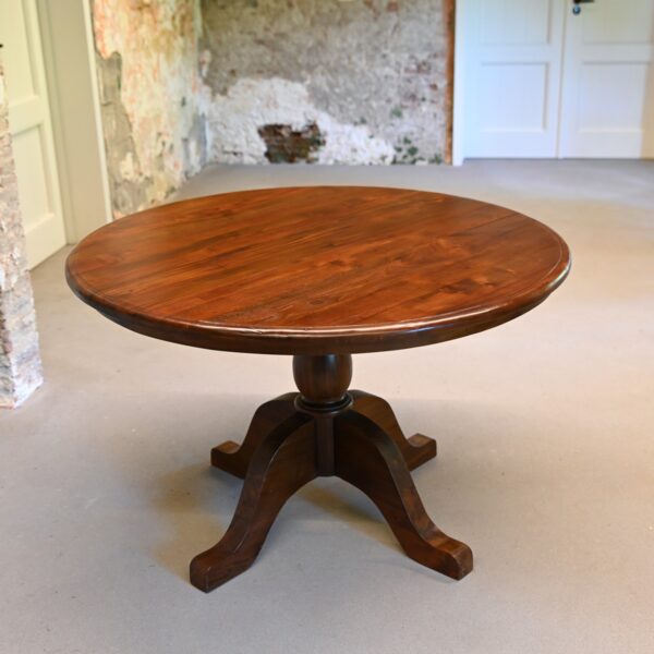 Engelse teaktafel rond